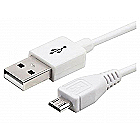 32” White Data Sync Charging CABLE Mirco USB Cable